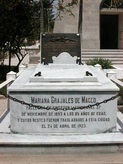 Mariana Grajales in the 193 anniversary of her birth